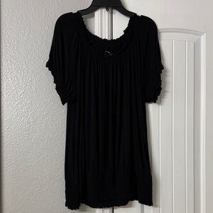 Black Women's Top with banned bottom